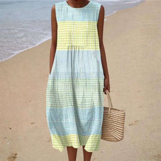 Robe d'été confortable sans manches