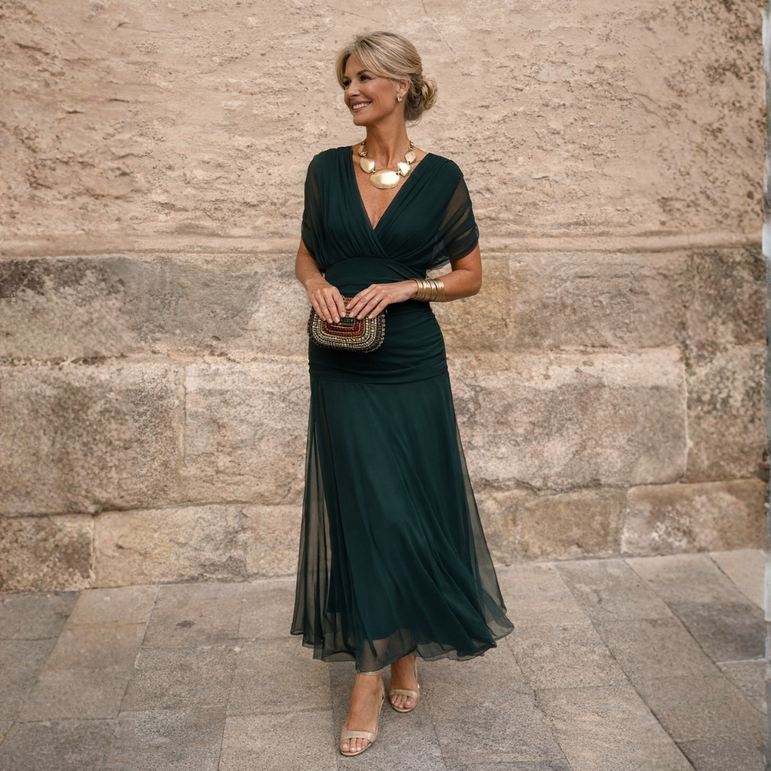 Lydia | Robe longue épaules dénudées