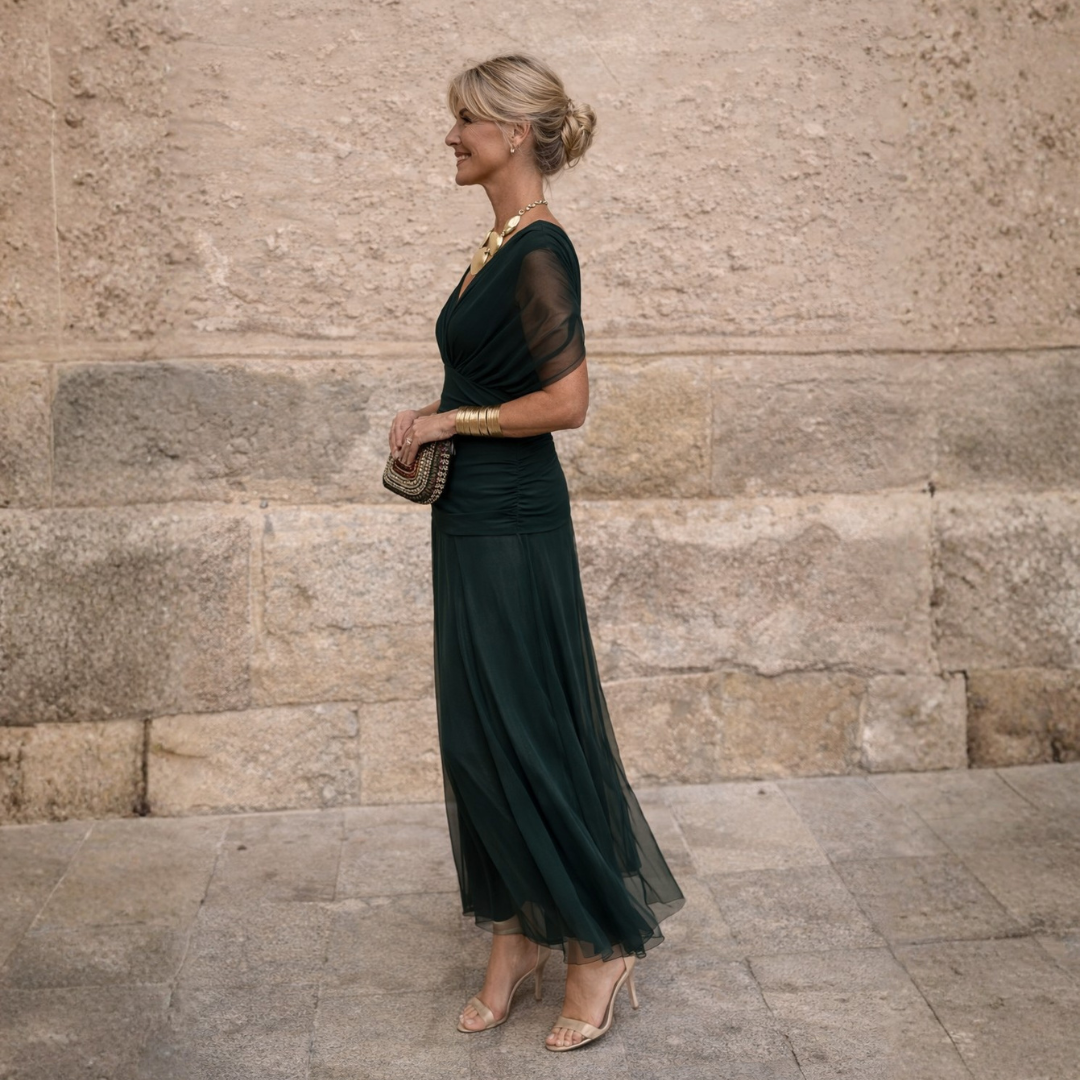 Lydia | Robe longue épaules dénudées