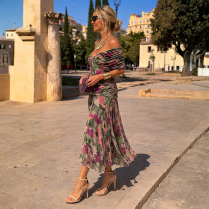 Lydia | Robe longue épaules dénudées