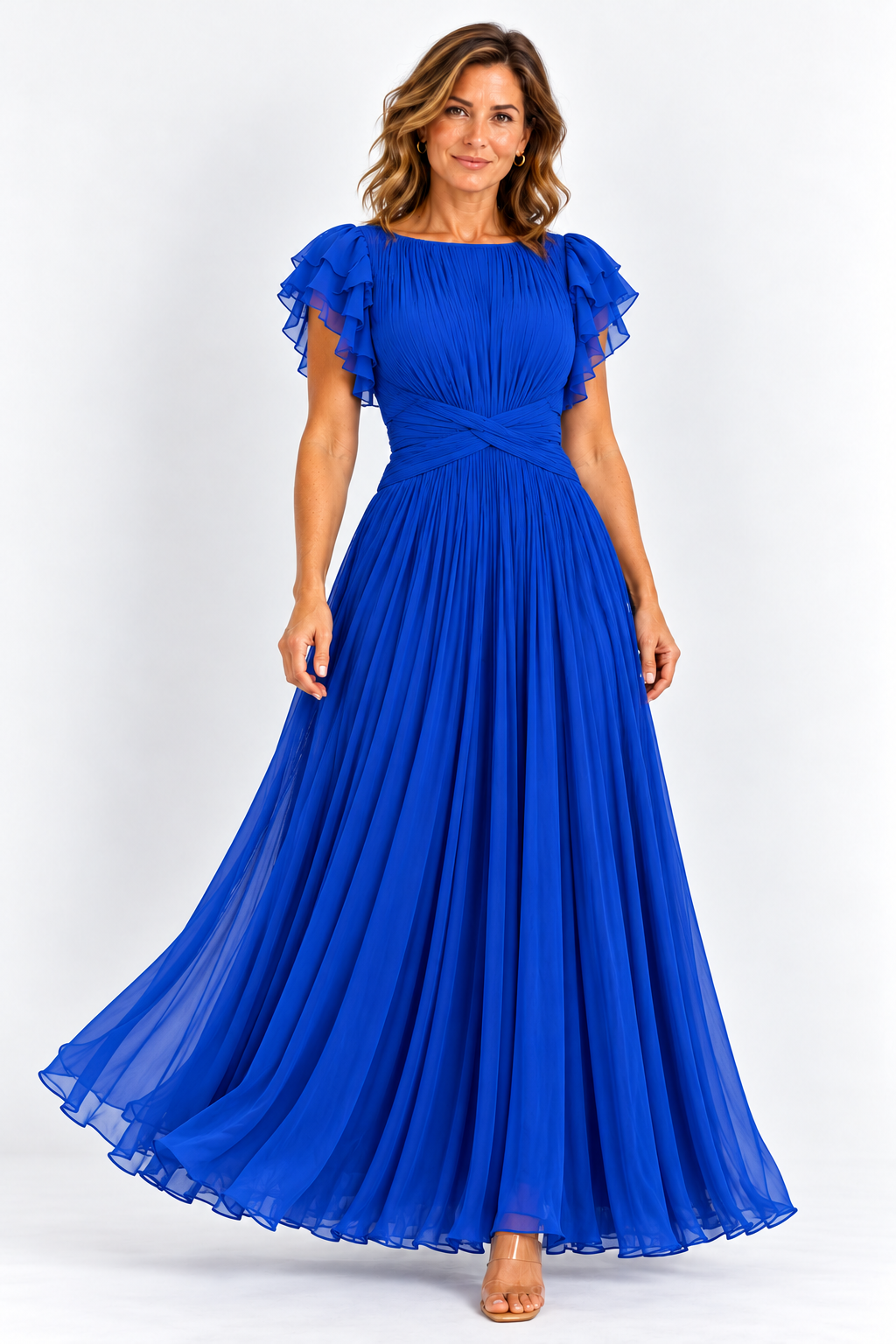 SAMANTA | Robe élégante plissée