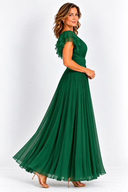 SAMANTA | Robe élégante plissée