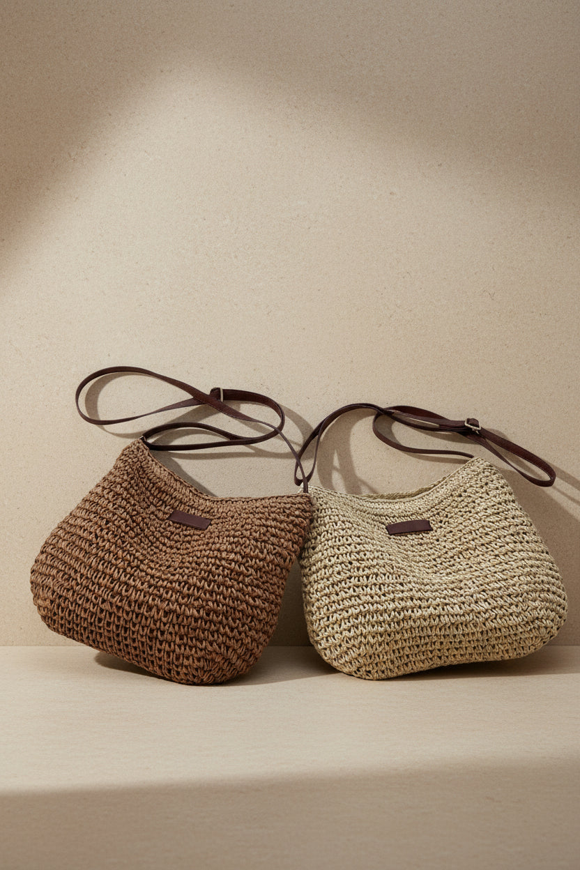 Sac femme tressé élégant Simona