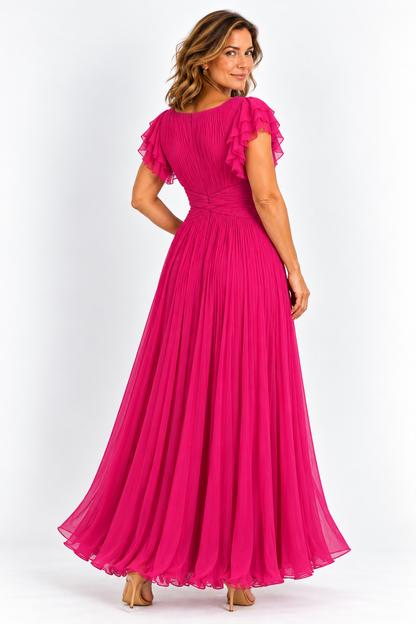 SAMANTA | Robe élégante plissée