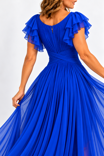 SAMANTA | Robe élégante plissée